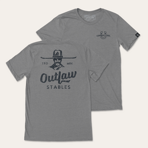 Cowboy Cool - Outlaw Stables Western Graphic Tee