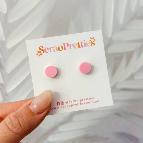 Pink Fruit Tingle Studs