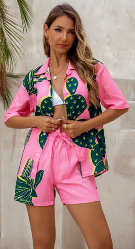 Pink Cactus Co-Ord Set