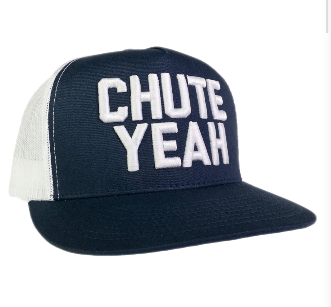 Dale Brisby Cap - Chute Yeah Navy & White Meshback