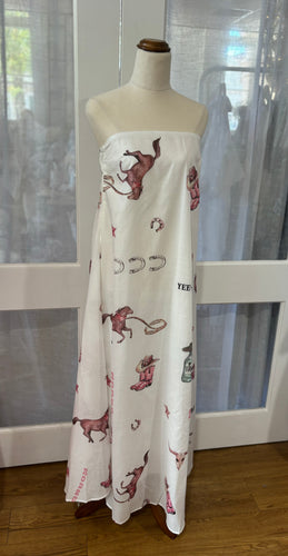 Rodeo Long Dress~White