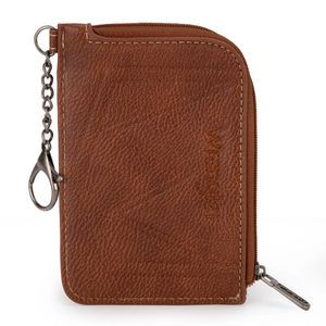 Wrangler Southwestern Art Print Mini Zip Card Case -Tan