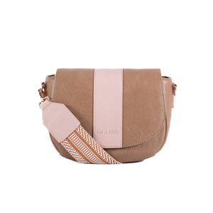 Lizzie - Caramel & Pastel Pink