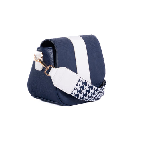 Lizzie - Navy and White