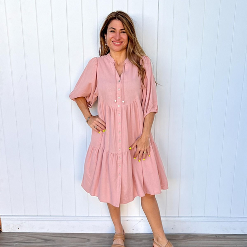 Lexi Summer Dress in Pink