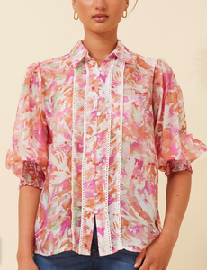 Joella Abstract Print Shirt