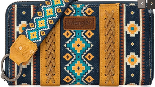 Wrangler Southwestern Wallet - Mustard