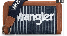 Wrangler Logo Wallet/Wristlet - Navy