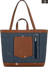 Wrangler Logo Canvas Top Handle Tote/Shoulder Bag - Navy