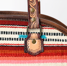 Western Leather Tote - Saddle Blanket - ADBG1162