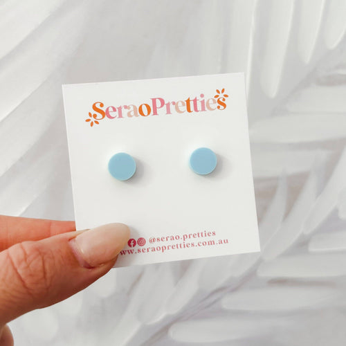 Baby Blue Fruit Tingle Studs